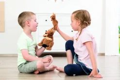 Clearance Mom and Baby Kangaroo and Joey Hand Puppet and Finder Puppet Role Play|Pre School