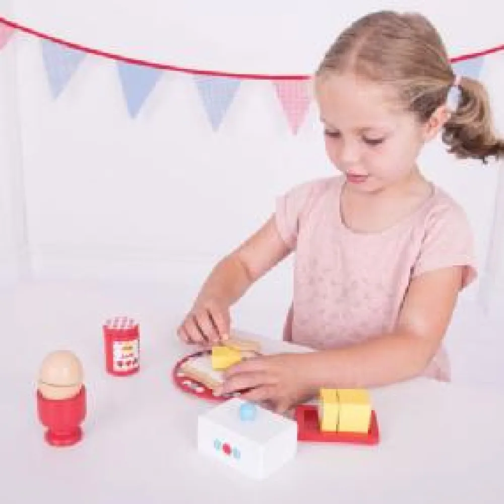 Best Bigjigs Breakfast Time Set Role Play|Pre School