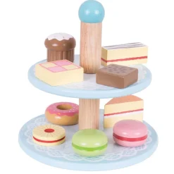 Outlet Bigjigs Cake Stand with 9 Cakes Role Play|Kitchens