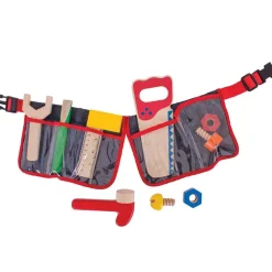New Bigjigs Carpenters Red Tool Belt Role Play|Role Play