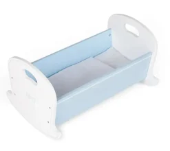 Clearance BigJigs Doll Cradle Blue Wooden Role Play|Pre School