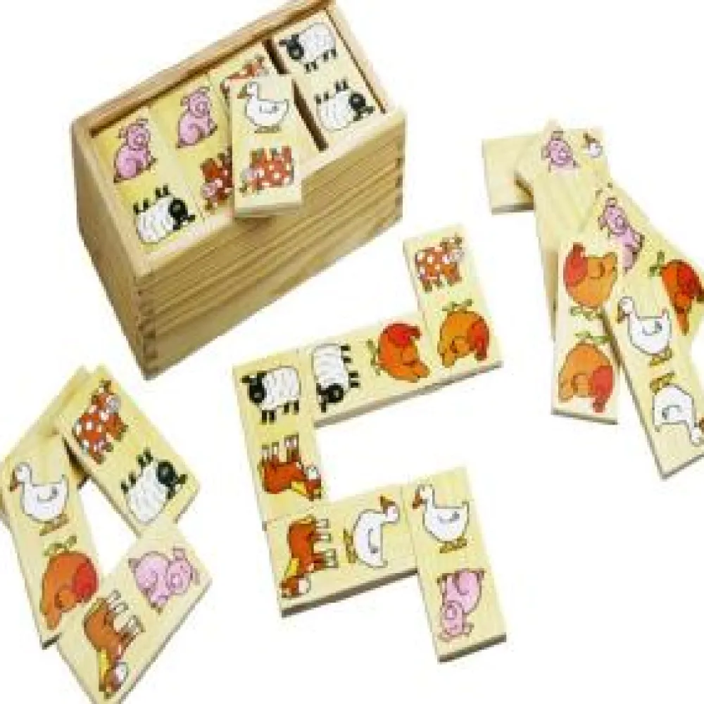 Outlet Bigjigs Farm Dominoes Pre School|Games