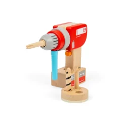 New BigJigs Hand Drill with Wooden Drill Bits Role Play|Pre School