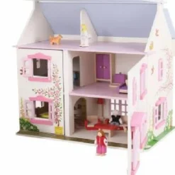 Discount Bigjigs Heritage Rose Cottage Dolls House Creative Activities|Houses