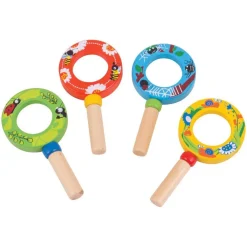 Hot Bigjigs Mini Magnifier Magnifying Glass with wooden painted rim Pre School|Garden Toys And Tools