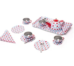 Online Bigjigs Spotted Tea Set in Carry Case Role Play|Dolls