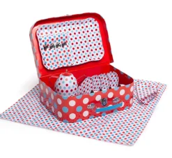 Online Bigjigs Spotted Tea Set in Carry Case Role Play|Dolls