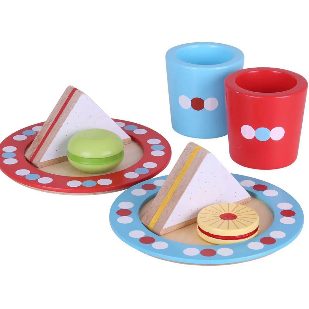 Sale Bigjigs Toys Wooden Tea Time Play Set Role Play|Pre School