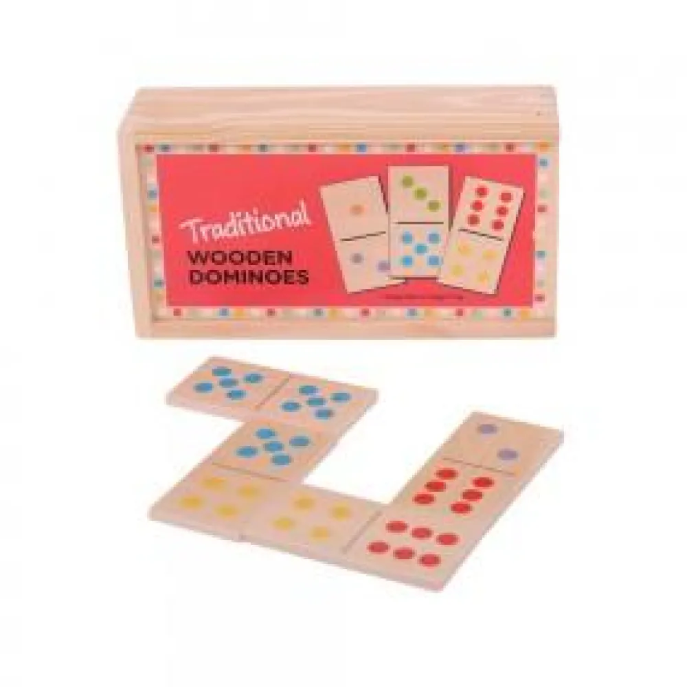 Sale Bigjigs Wooden Dominoes Puzzles|Games