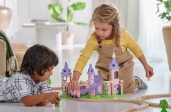 New Disney Princess Castle Set Trains And Vehicles|Train Tracks