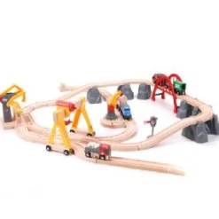 Clearance World Cargo Railway Deluxe Set in Tub 33097 Trains And Vehicles|Train Sets