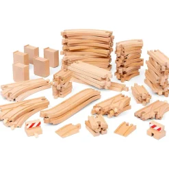 Discount World Deluxe Track Pack 70 pieces 30630 Train Tracks|Role Play