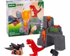 Sale World Dinosaur Erupting Volcano with Steam 36092 Train Accessories|Role Play