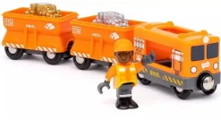 Clearance World Gold Cargo Train with carriages, Gold and Silver 36049 Trains And Vehicles|Train Accessories