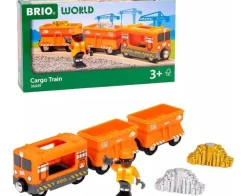 Clearance World Gold Cargo Train with carriages, Gold and Silver 36049 Trains And Vehicles|Train Accessories