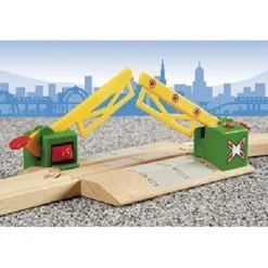 Clearance World Magnetic Action Train Crossing 33750 Train Accessories