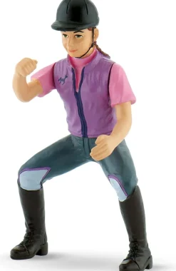 Online Horse Rider Julia with Purple Gilet with Moving Arms Role Play|Pre School