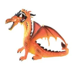 Hot Orange 2 Headed Dragon Role Play|Model Animals