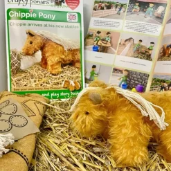 Outlet Crafty Ponies Chippie Pony to Make with a Story about moving stables. Role Play|Model Animals