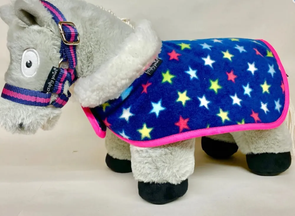 Clearance Crafty Ponies Fleece Neck Show Rug with Headcollar Role Play|Model Animals