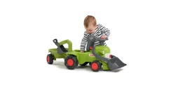 New Age 1+ Claas Baby Tractor with Loader, Back Hoe and Trailer Trucks|Ride Ons