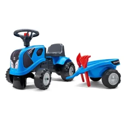 Hot Age 1+, My First Landini Tractor and Trailer with Rake and Shovel 250C Pre School