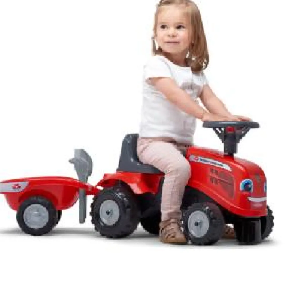 Discount Age 1+, My First Massey Ferguson Tractor and Trailer with rake and shovel 241C Pre School|Model Tractors