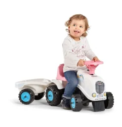 Outlet Age 1+, My First Rainbow White Tractor and Trailer 200B Ride Ons|Role Play