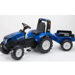 New Age 3+, New Holland T8 Tractor and Trailer 3090B Ride Ons