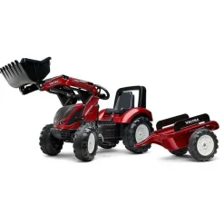 Online Age 3+ Valtra Tractor with Loader and Trailer 4000AM Trucks|Ride Ons