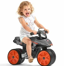 Clearance Street Champion Motorcycle Push Along Balance Bike with Whisper Wheels 541S Trucks|Ride Ons