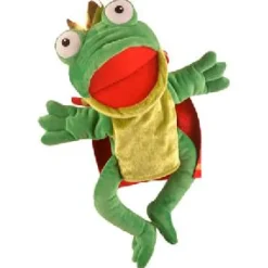 Sale Fiesta Frog Princes Hand Puppet and Finger Puppet Set Pre School|Hand Puppets