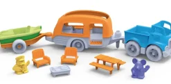 Clearance RV Camper Set With Caravan and Boat Trucks|Role Play