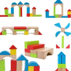 Discount Maple Wooden Building Blocks Pre School|Creative Activities