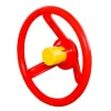 New Steering Wheel Red with a Yellow Horn Climbing Accessories