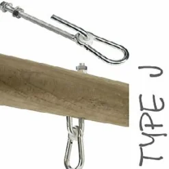 Hot Swing Hook Through J shaped Swing Accessories|Climbing Accessories