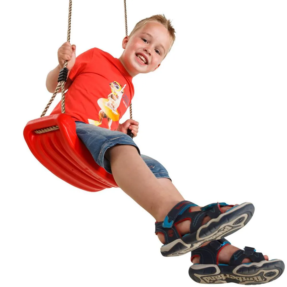 New Swing Seat Blow Moulded with Polypropylene ropes Various Colours Swing Accessories