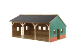 Discount 1:16 Wooden Farm Shed for 3 Tractors Wooden Farms|Role Play