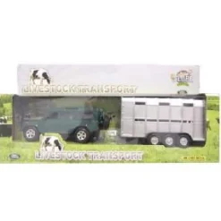 Landrover Defender and Stock Trailer Trains And Vehicles|Model Tractors