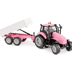 Discount Tractor Pink with Trailer Trucks|Model Tractors