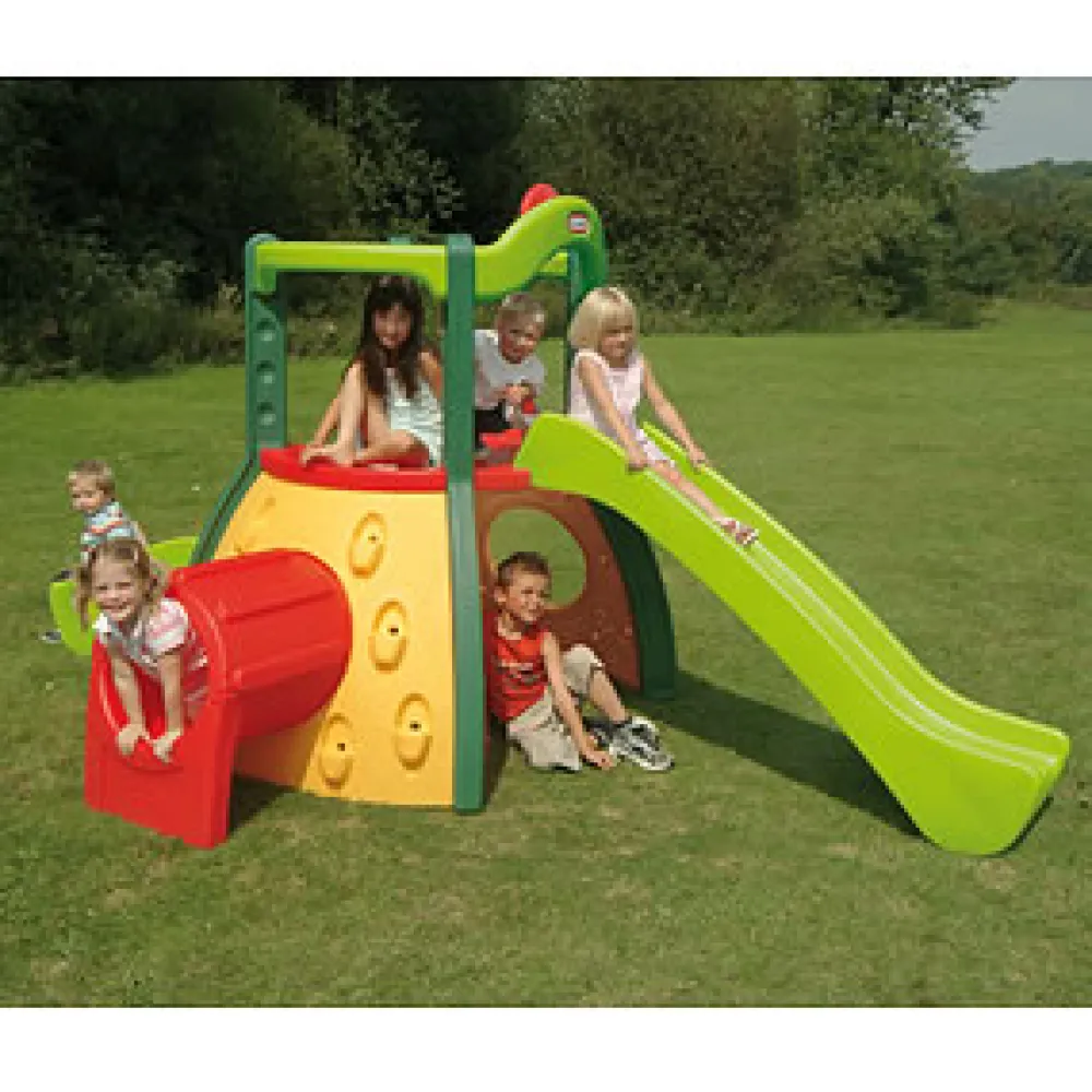 Discount Double Decker Super Slide - Evergreen Pre School|Climbing Frames