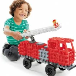 Hot Waffle Blocks Fire Truck Pre School|Creative Activities