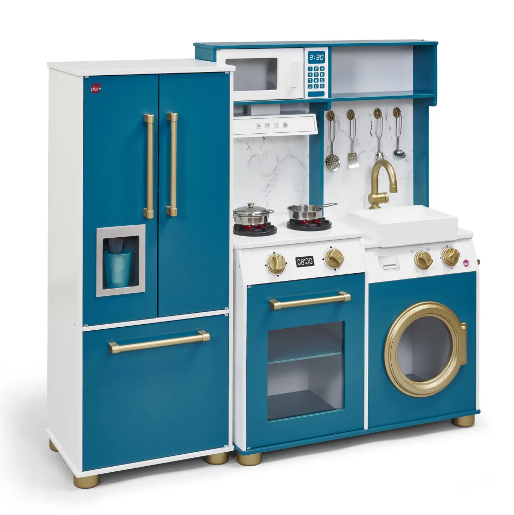 Online Bakehouse Traditional Wooden Kitchen with Fridge Role Play|Pre School