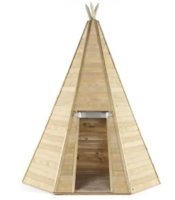 Discount Grand Wooden Teepee Playhouse Role Play|Pre School