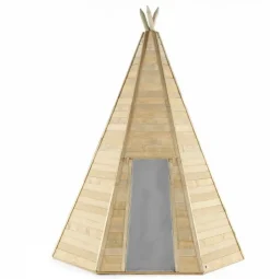 Discount Grand Wooden Teepee Playhouse Role Play|Pre School