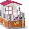 New Horse Stable / Stall with Lusitano Mare Wooden Farms|Model Animals