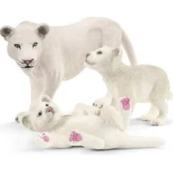 Online Lion Mother with Cubs Wild Life Model Animals