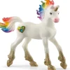 Rainbow Love Unicorn Foal Model Animals|Role Play