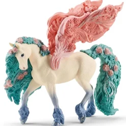 Unicorn Flower Blossom Pegasus Model Animals