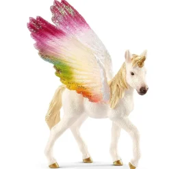 Winged Rainbow Unicorn Foal Pre School|Model Animals